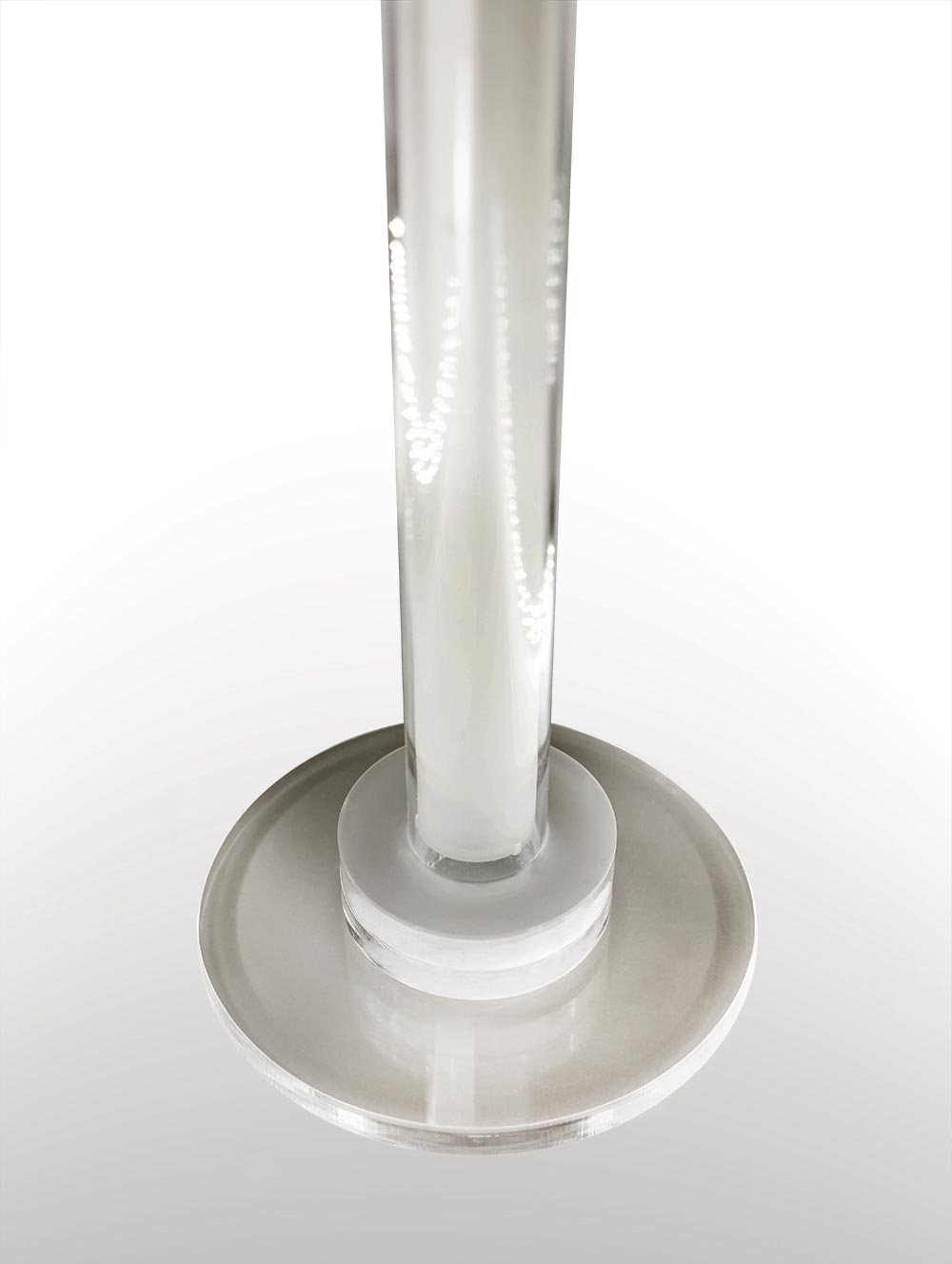 1 acrylic tube and base which are the orynoco wholeness support unit v4